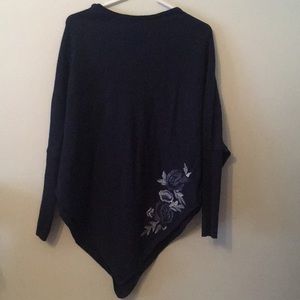 Blue Floral Sweater from NYGARD